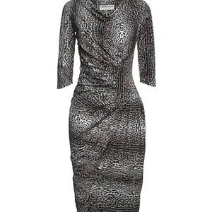Chiara Boni Italian designer animal print dress. New with tags.